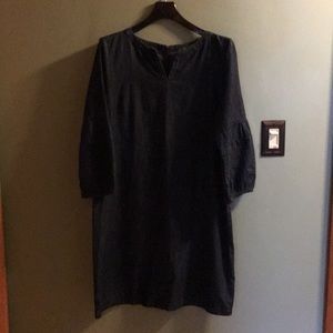 Dark Denim Shirt dress